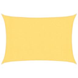 Berkfield Home Sunshade Sail 160 g/m ² Beige 3x4.5 m HDPE in Lemon - thumbnail 2