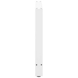 Berkfield Home Coffee Table Legs White 2 pcs 100x(72-73) cm Steel - thumbnail 6