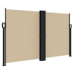 Berkfield Home Retractable Side Awning Beige 140x1200 cm - thumbnail 3
