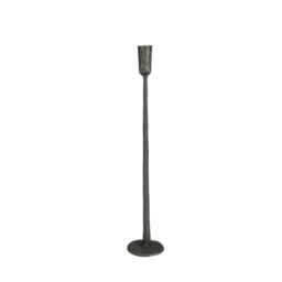 Dibor Traditional Antique Black Slim Candle Holder Christmas Table Centerpiece Candle Stick 42cm - thumbnail 2