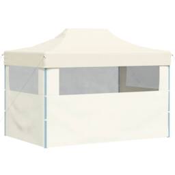 Berkfield Home Professional Folding Party Tent with 3 Sidewalls 3x4 m Steel Cream - thumbnail 5