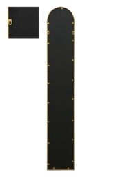 "MirrorOutlet Gold Framed Arched Leaner Wall Mirror 67"" X 12"" (170CM X 30CM) - Size: 1 Pack" - thumbnail 5