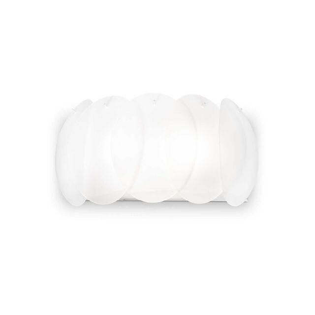 Netlighting Ovalino 2 Light Indoor Wall Light White E27