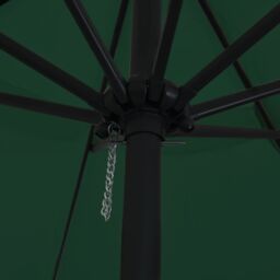 Berkfield Home Garden Parasol √∏395x245 cm Green - Size: 395x245 cm - thumbnail 3
