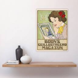 "Artery8 Boons Illustrated Magazine Vintage Retro Wall Art Print Caspel - Size: W12"" x H16""" - thumbnail 4