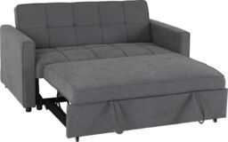 Furnishings For Less UK Astoria 2 Seater Fabric Manual Sofa Bed Grey or Blue