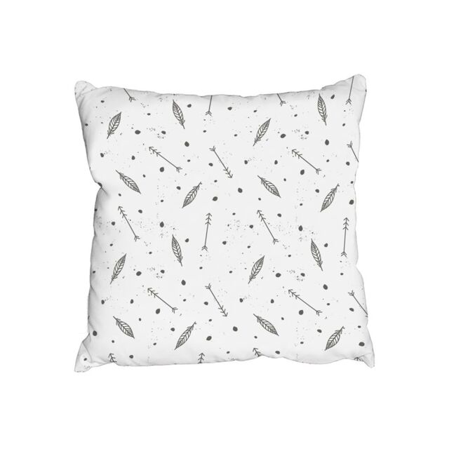 Benjamin Tate Design Cushions - feathers & arrows in boho style (Cushion)