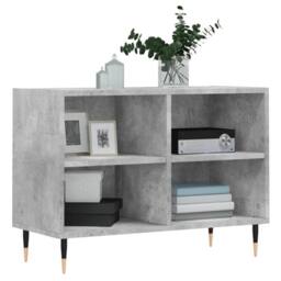 Berkfield Home TV Cabinet Concrete Grey 69.5x30x50 cm Engineered Wood - thumbnail 1