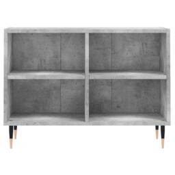 Berkfield Home TV Cabinet Concrete Grey 69.5x30x50 cm Engineered Wood - thumbnail 4