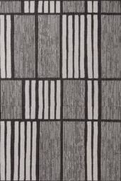 Ted Baker Flatweave Allington Indoor Outdoor Rug Geometric Reversible in Black - Size: 200 cm x 300 cm