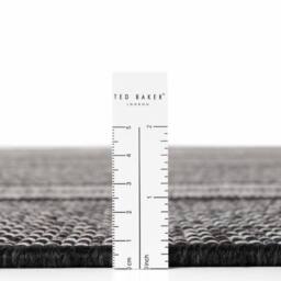 THE RUGS Ted Baker Flatweave Allington Indoor Outdoor Rug Geometric Reversible in Black - Size: 200 cm x 300 cm - thumbnail 6