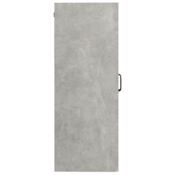 Berkfield Home Hanging Wall Cabinet Concrete Grey 69.5x34x90 cm - thumbnail 4