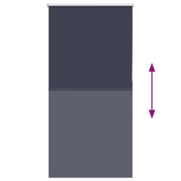 Berkfield Home Roller Blind Blackout Marine 70x150 cm Fabric Width 65.7 cm Polyester in Blue - thumbnail 5