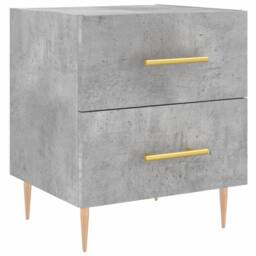 Berkfield Home Bedside Cabinets 2 pcs Concrete Grey 40x35x47.5 cm Engineered Wood - thumbnail 5