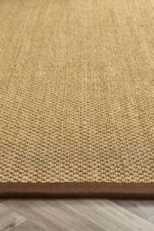 Origin s Sisal Rug Warm Natural with Dark Brown Border 160x230 in Medium Beige - Size: 160 cm x 230 cm - thumbnail 4
