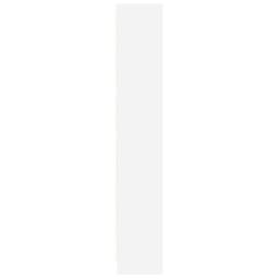 Berkfield Home Bookcase White 60x24x143 cm Engineered Wood - Size: 60 x 24 x 143 cm - thumbnail 5