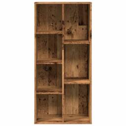 Berkfield Home Classic Book Cabinet Old Wood 50x25x104 cm in Brown - Size: 50 x 25 x 104 cm - thumbnail 5