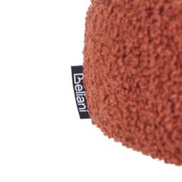 Wyld and Coco Golden Brown Boucle Bench Slim Iron Legs Oval Seat W98 x D35 x H38cm - thumbnail 6