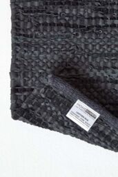 Homescapes Denver Leather Woven Hall Runner, 66 x 200 cm in Black - Size: 66 cm x 200 cm - thumbnail 5