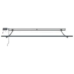 Berkfield Home Manual Retractable Awning with LED Green & White 350x250 cm - thumbnail 7