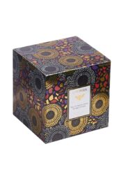 SHEONLY Juniper & Lavender Soy Wax Scented Candle with Embossed Cup in Purple - thumbnail 5