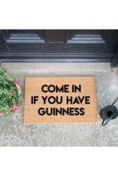 Artsy Mats Come in if You Have Guinness Doormat in Black - Size: 40 cm x 60 cm - thumbnail 2