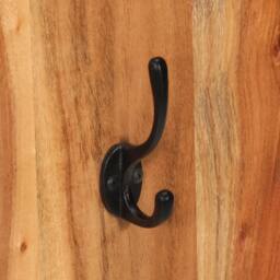 Berkfield Home Wall-mounted Coat Racks 2 pcs 36x3x110 cm Solid Acacia Wood in Brown - Size: 36 x 3 x 110 cm - thumbnail 6