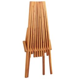 Berkfield Home Folding Outdoor Lounge Chairs 2 pcs Solid Acacia Wood in Brown - thumbnail 6