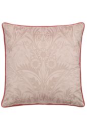 Appletree 'Audrey' Floral Print Velvet Filled Cushion in Chocolate - Size: 43 cm x 43 cm - thumbnail 3
