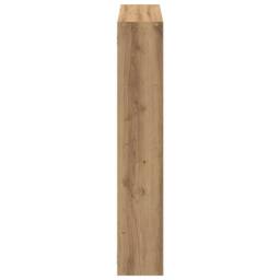 Berkfield Home Wall Cube Shelf 12 Compartments Artisian Oak Engineered Wood in Brown - thumbnail 5