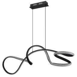 Netlighting Swirl Pendant Ceiling Light Matt Black LED 4000K - thumbnail 2