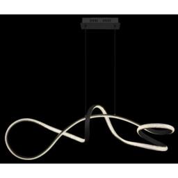 Netlighting Swirl Pendant Ceiling Light Matt Black LED 4000K - thumbnail 5
