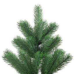 Berkfield Home Nordmann Fir Artificial Christmas Tree LED&Ball Set Green 150cm - thumbnail 4