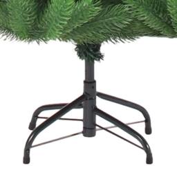 Berkfield Home Nordmann Fir Artificial Christmas Tree LED&Ball Set Green 150cm - thumbnail 5
