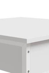Living and Home Square White Tall Table for Cafe Bar - thumbnail 9