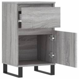 Berkfield Home Sideboard Grey Sonoma 40x35x70 cm Engineered Wood - Size: 40 x 35 x 70 cm - thumbnail 6