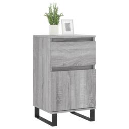 Berkfield Home Sideboard Grey Sonoma 40x35x70 cm Engineered Wood - Size: 40 x 35 x 70 cm - thumbnail 3