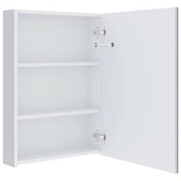 Berkfield Home LED Bathroom Mirror Cabinet 50x13x70 cm in White - Size: 50 x 13 x 70 cm - thumbnail 5