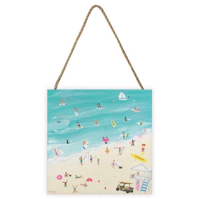 Mary Donald Surf´s Up Australia Wooden Block - image 1