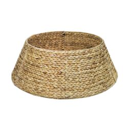 Ivyline Water Hyacinth Foldable Round Tree Skirt H26cm W72cm in Natural - thumbnail 2