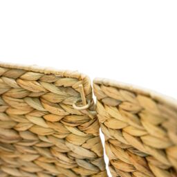 Ivyline Water Hyacinth Foldable Round Tree Skirt H26cm W72cm in Natural - thumbnail 5