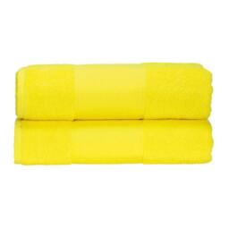 ARTG Print-Me Bath Towel in Bright Yellow - thumbnail 2