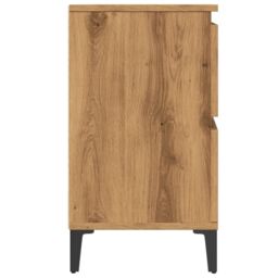 Berkfield Home Sink Cabinet Artisan Oak 80x33x60 cm Engineered Wood in Brown - Size: 80 x 33 x 60 cm - thumbnail 6