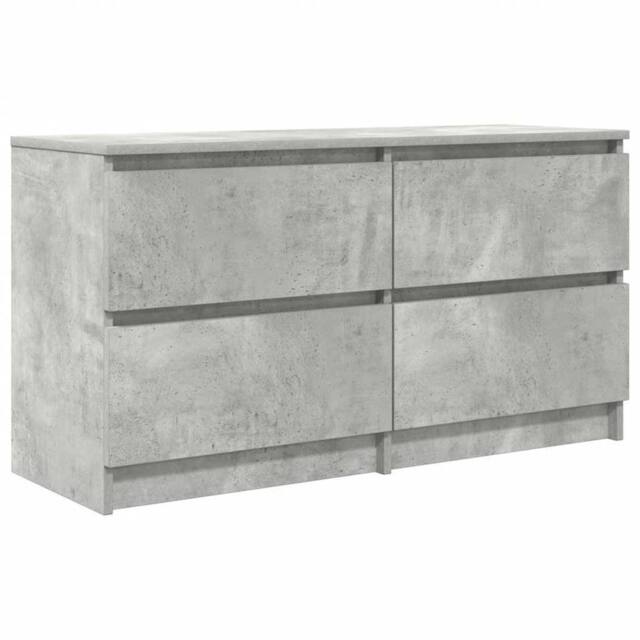 Berkfield Home TV Cabinet Concrete Grey 100x35x54 cm Engineered Wood - Size: 100 x 35 x 54 cm - image 1