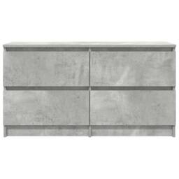 Berkfield Home TV Cabinet Concrete Grey 100x35x54 cm Engineered Wood - Size: 100 x 35 x 54 cm - thumbnail 6