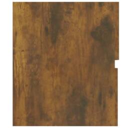 Berkfield Home Sink Cabinet Smoked Oak 80x38.5x45 cm Engineered Wood in Brown - thumbnail 8