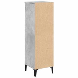 Berkfield Home Bathroom Cabinet Concrete Grey 30x30x100 cm Engineered Wood - Size: 30 x 30 x 100 cm - thumbnail 7