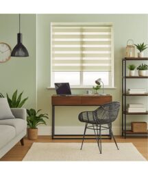 New Edge Blinds Natural Day & Night Zebra Roller Blind (165cm drop) - 170cm - Size: 70 cm - thumbnail 4