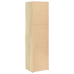 Berkfield Home Highboard Sonoma Oak 50x42.5x185 cm Engineered Wood in Brown - thumbnail 6