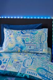Catherine Lansfield 'Gamer' So Soft Duvet Cover Set in Grey - Size: Single - thumbnail 3
